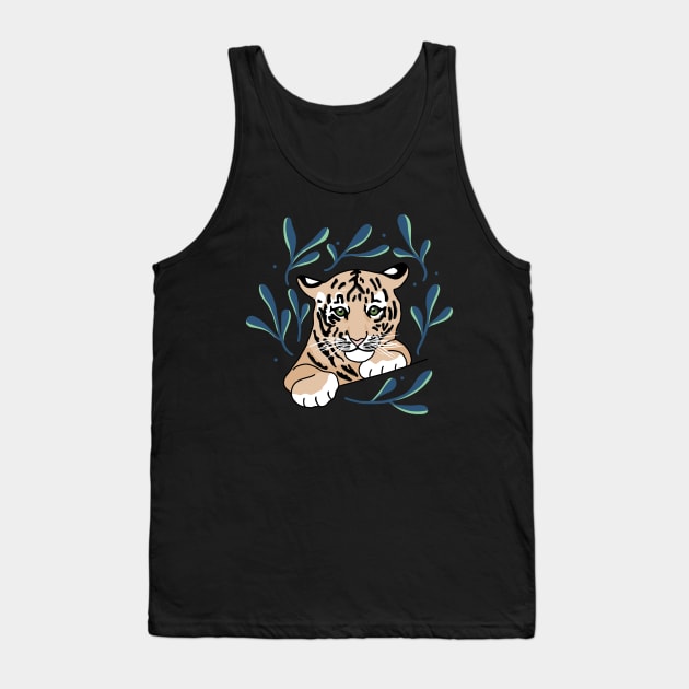 Baby Tiger Malayan Sumatran Siberian Bengal Tiger Tank Top by GraphicsLab